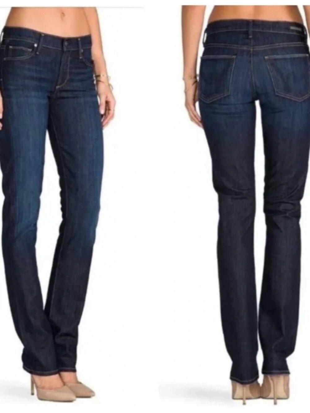 Citizens of Humanity Jeans Mid Rise Elson Classic Straight Leg Light Stretch 26
